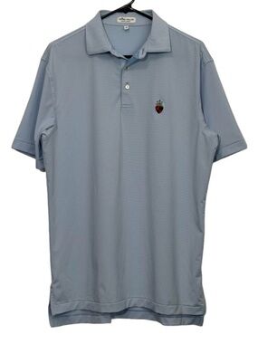 Peter Millar Summer Comfort 2016 Concession Cup RARE Stripe Golf Jersey Polo M